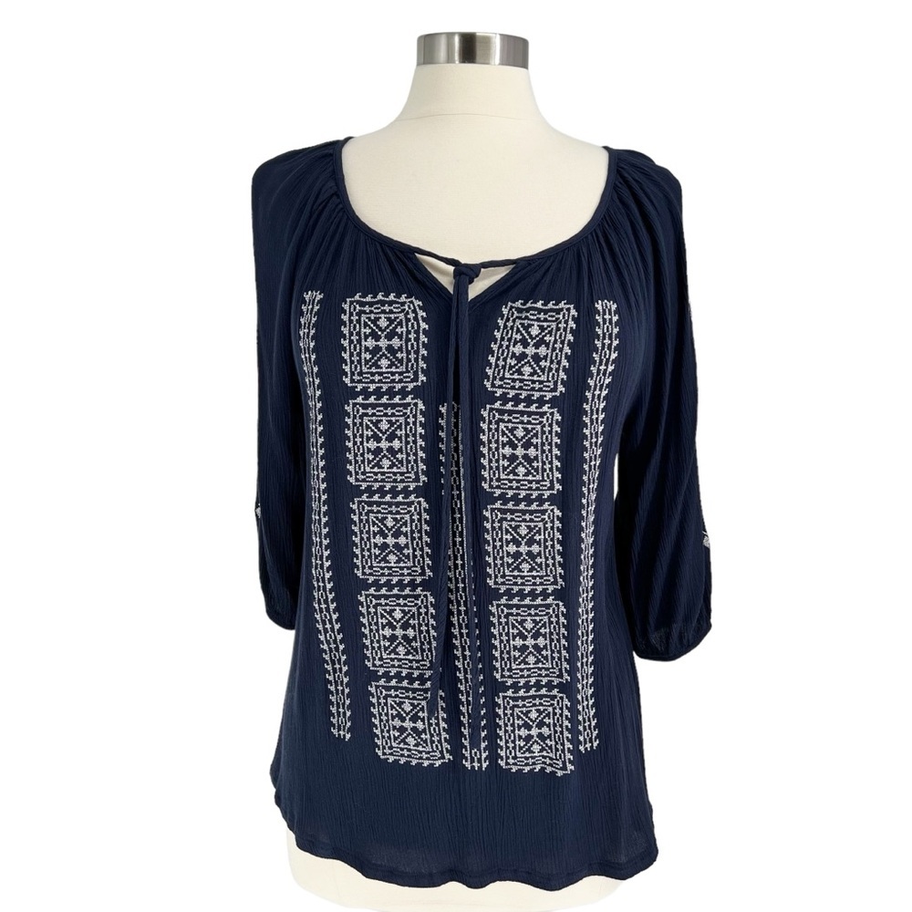 SOLITAIRE Peasant Blouse M